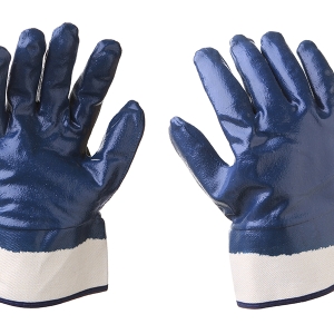 luva nitrílica- punho de segurança