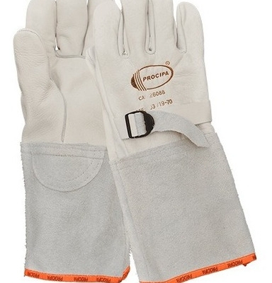 Luva de vaqueta/ cobertura