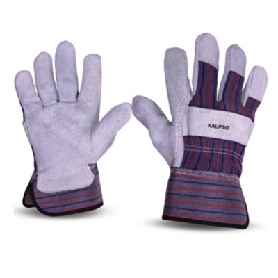 Luva de raspa reforçada