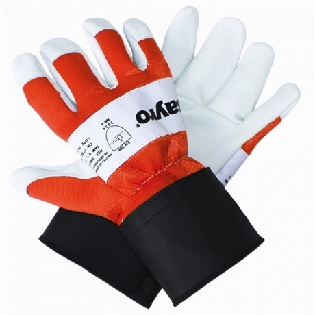 Luva de vaqueta/ motosserrista